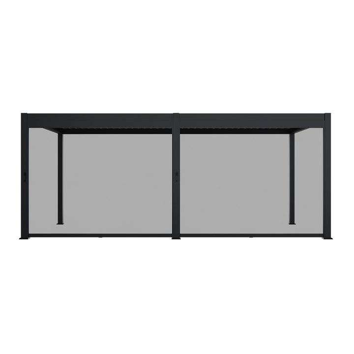 Lamellendach Tahiti 3 x 5,9 m inkl. 1x Seitenwand 3 m