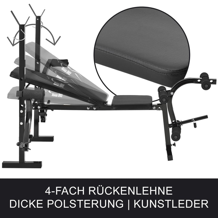 Hantelbank mit Gewichten ProfiGym 1000