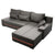 Sofa Davos mit LED