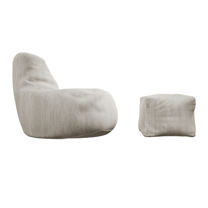 Sitzsack Chillex mit Hocker