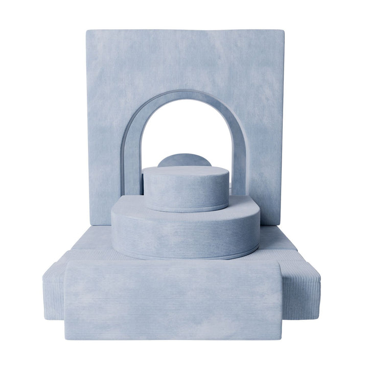 Kindersofa Kayo mit Cord Bezug & Kissen