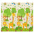Tapis de jeu 180 x 200 cm avec divers motifs d'animaux