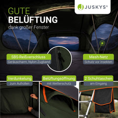 Dachzelt Lago für 2-3 Personen