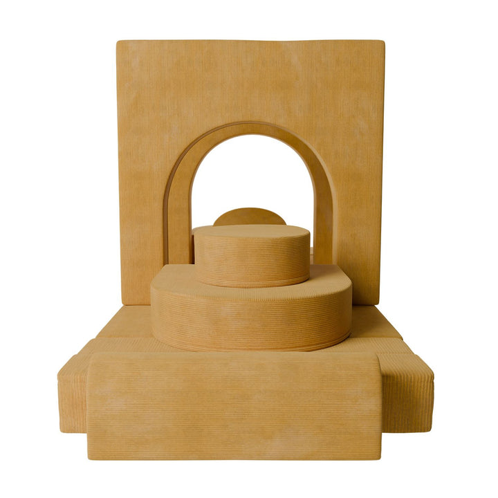 Kindersofa Kayo mit Cord Bezug & Kissen