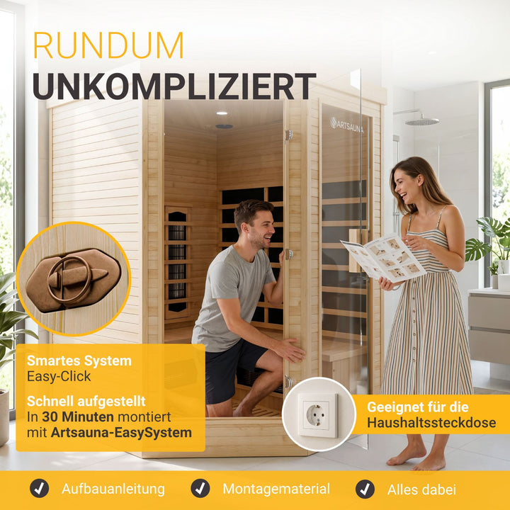 Cabine de sauna infrarouge Esbjerg