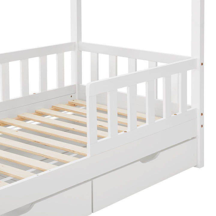 Kinderbett Marli 80 x 160 cm mit Bettkasten