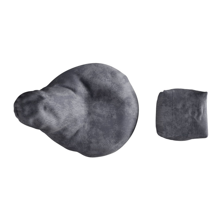 Sitzsack Chillex mit Hocker