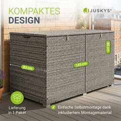 Polyrattan Auflagenbox Ikaria
