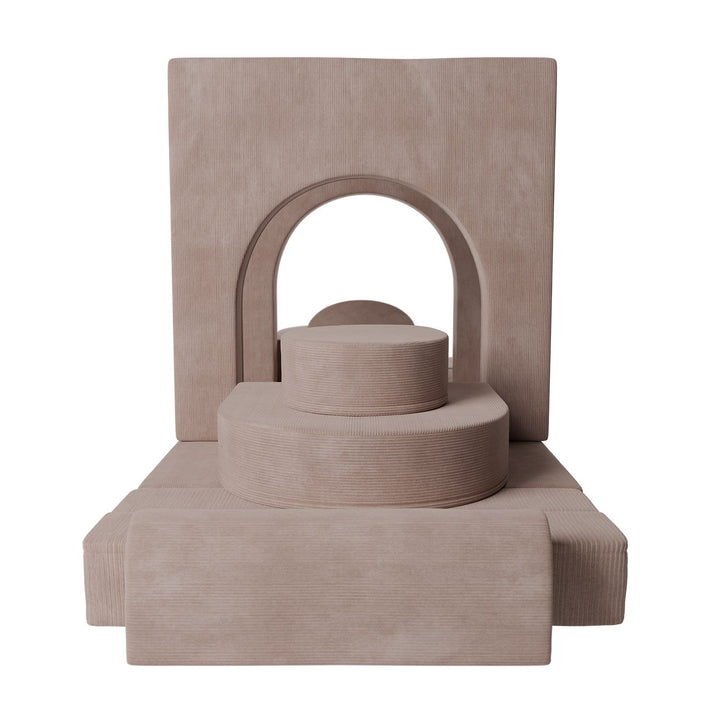 Kindersofa Kayo mit Cord Bezug & Kissen