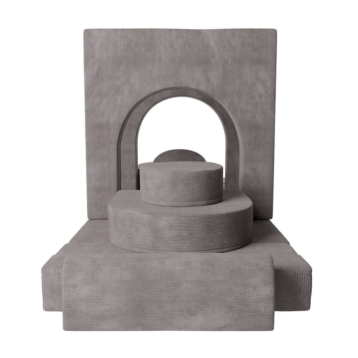 Kindersofa Kayo mit Cord Bezug & Kissen