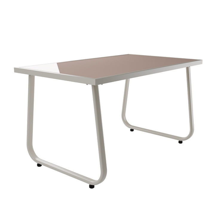 Ensemble de mobilier de jardin Genua 4 pièces avec table et banc