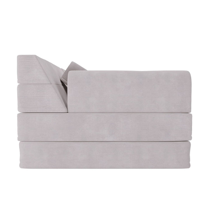 Kindersofa Kayo mit Cord Bezug & Kissen