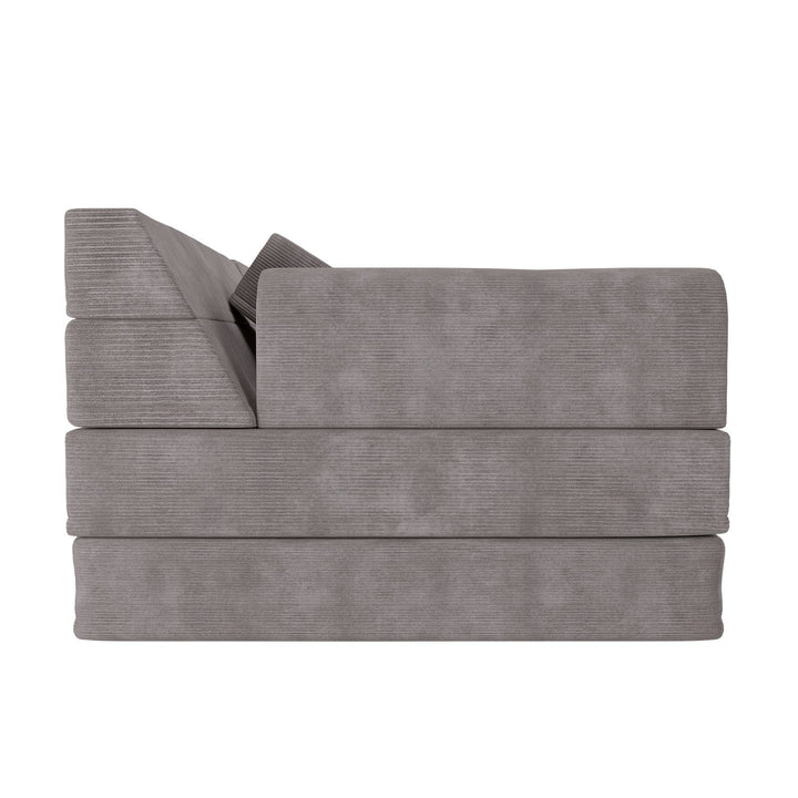 Kindersofa Kayo mit Cord Bezug & Kissen