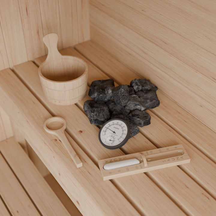 Sauna tonneau cubique Fjora XXL