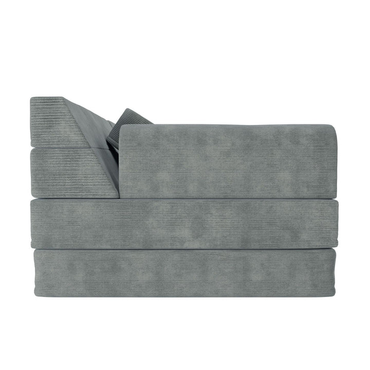 Kindersofa Kayo mit Cord Bezug & Kissen