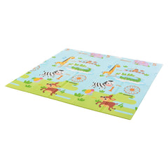 Tapis de jeu 180 x 200 cm avec divers motifs d'animaux