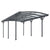 Carport 5x3 m - différents modèles