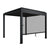 Lamellendach Tahiti 3 x 3 m inkl. 1x Seitenwand 3 m