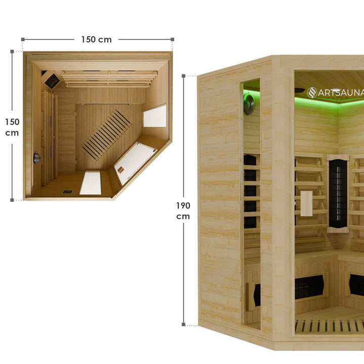 Sauna infrarouge Nyborg E150K