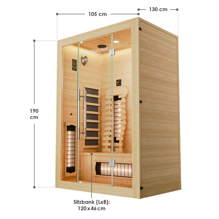 Sauna infrarouge Kiruna 130 Premium