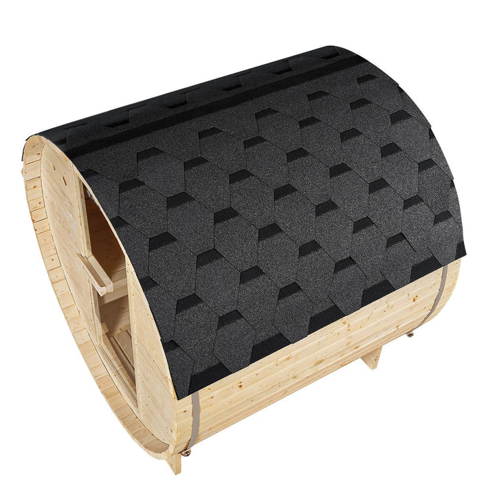 Sauna tonneau Spitzberg avec poêle de sauna