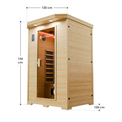Sauna infrarouge Oslo avec système de chauffage triplex