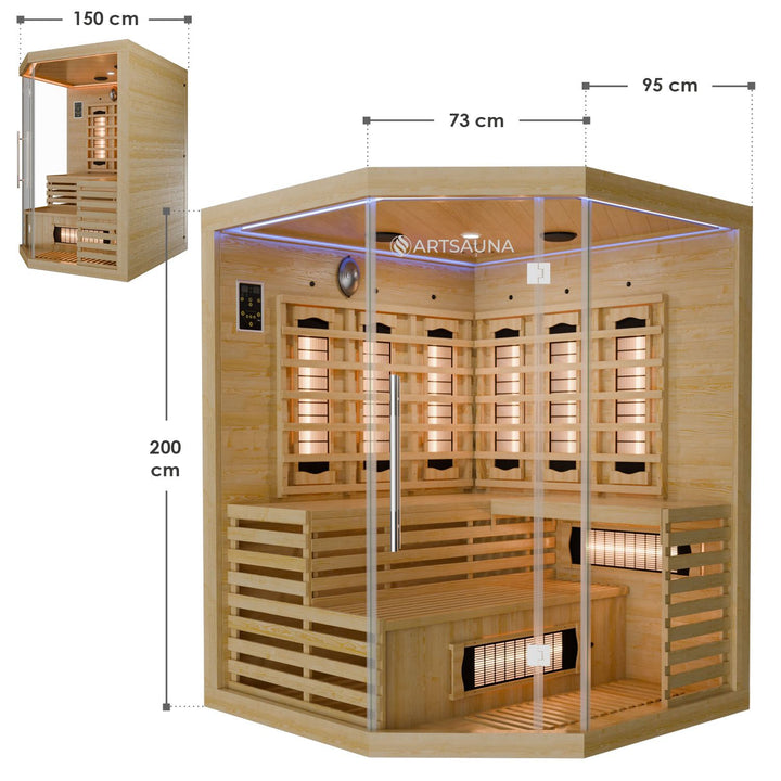 Sauna infrarouge Kiruna 150